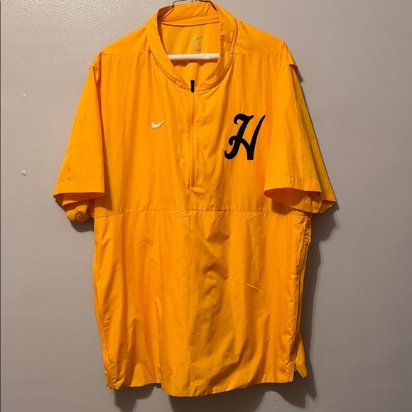 Nike Other - Nike Yellow Raincoat with Black Logo